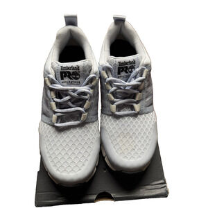 Timberland PRO Radius Shoes Womens Size 5.5M Gray Composite Safety Toe Work
